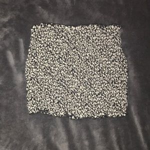 Black and White Brandy melville tube top